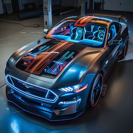 Ford Mustang GT Shelby Classic with holographic displays