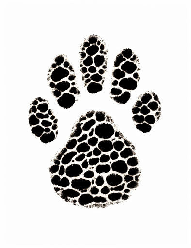 Small paw paws, stencil style, distant and deep, animalier, asymmetric, ferrania p30 43:56