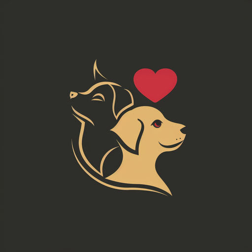 Pet-themed logo for veterinary clinic or pet store