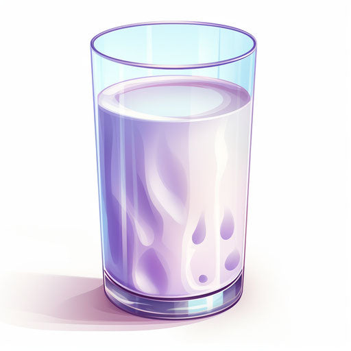 Milk illustration in the style of Pastel Colors Art