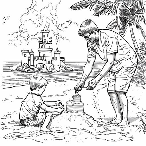 Family fun at the beach