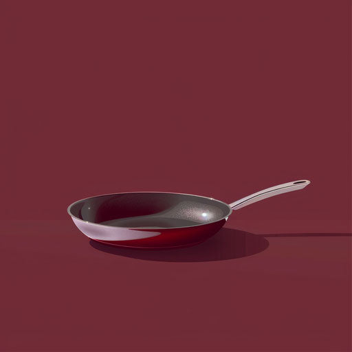 Flat deep maroon background with pan clipart