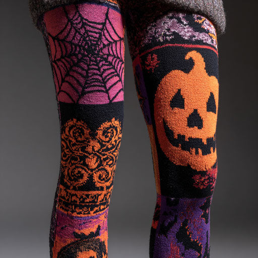 Decorative Leggings in Halloween Style