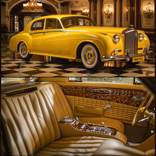 Vintage Taxi Bentley R Type Continental 1954