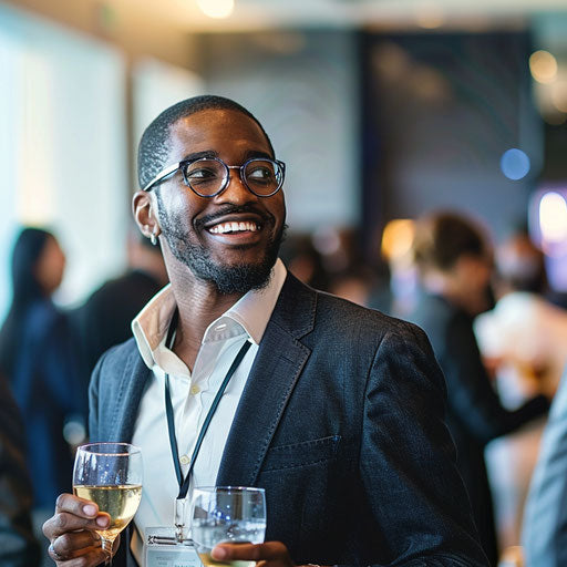 Successful networking at a corporate event