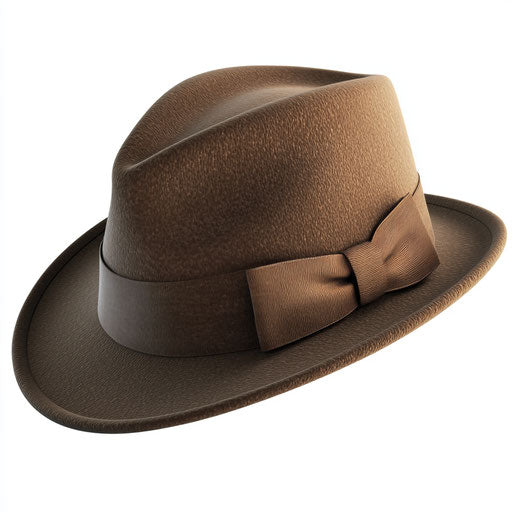 Realistic clipart of a Fedora, high resolution, isolated