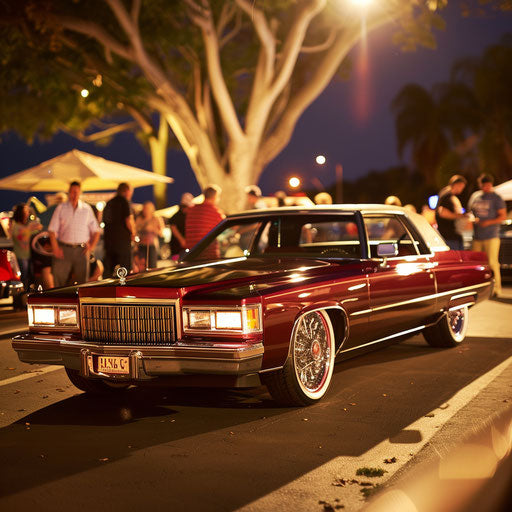 Impeccably restored Cadillac Coupe DeVille shining at show