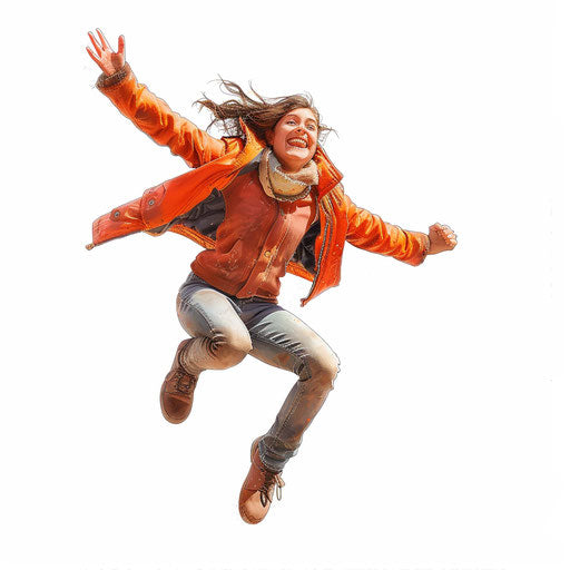 Joy illustration in realistic style with detailed textures