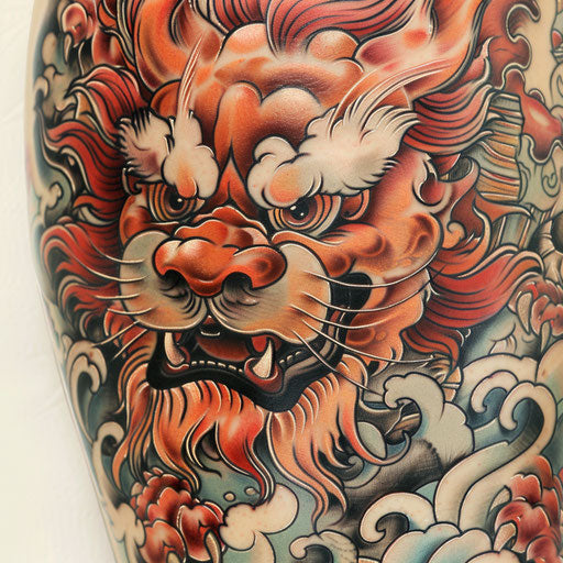 Foo Dog Tattoo Blueprint Pack