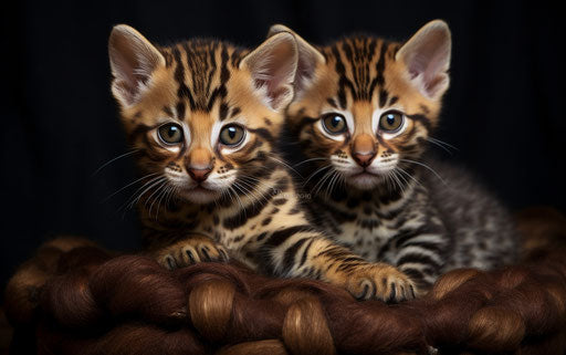Twin Bengal Kittens, Bengal Cougar Kittens for Sale and Adoption