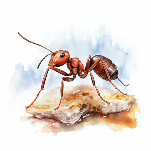 Ant in the style of Oil painting