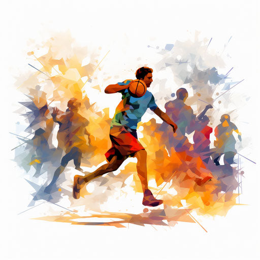 Physical education in Impressionistic Art style