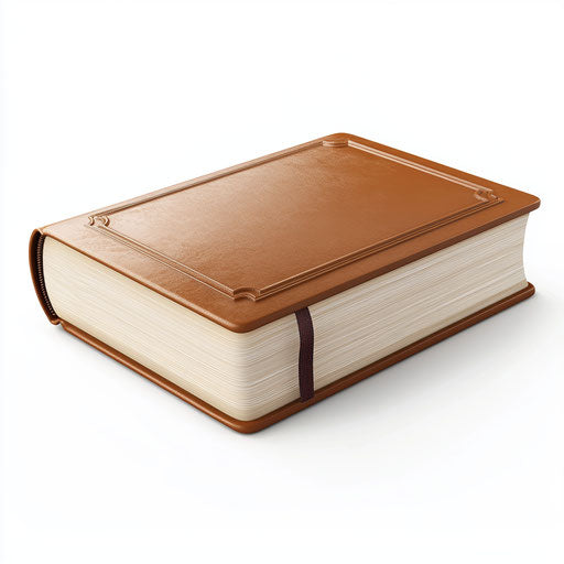 3D Bible on white background, photo realistic style