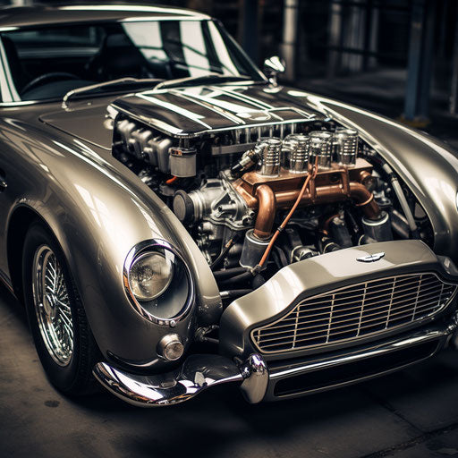 Supercharger intakes for Aston Martin DB5