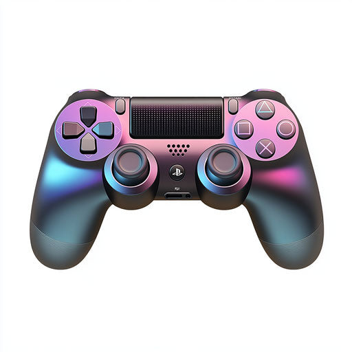 Realistic illustration of a gaming controller, high resolution, isolated