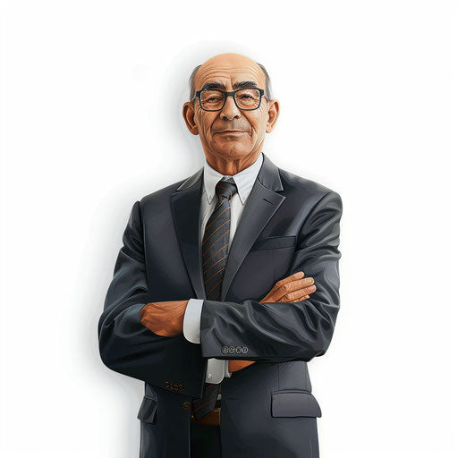 Manager clipart with realistic white background