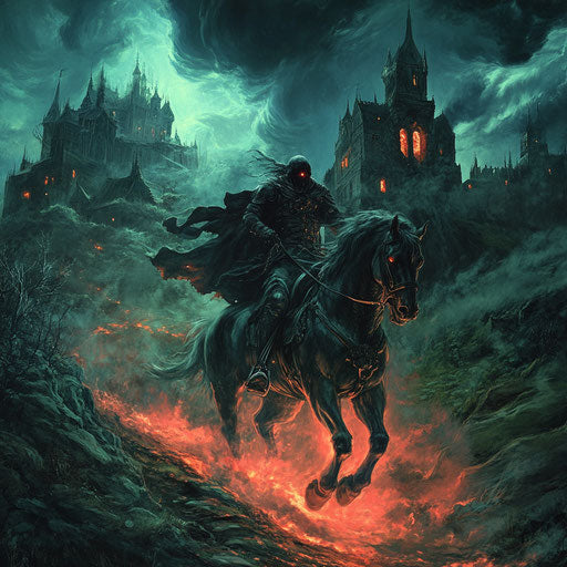 Headless rider in cursed village