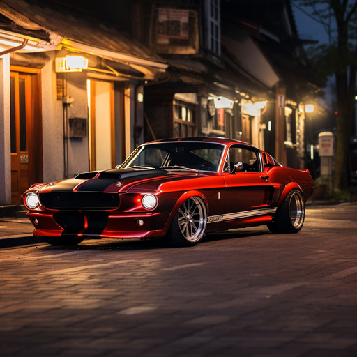 Old Ford Mustang GT Shelby Classic Pro Touring