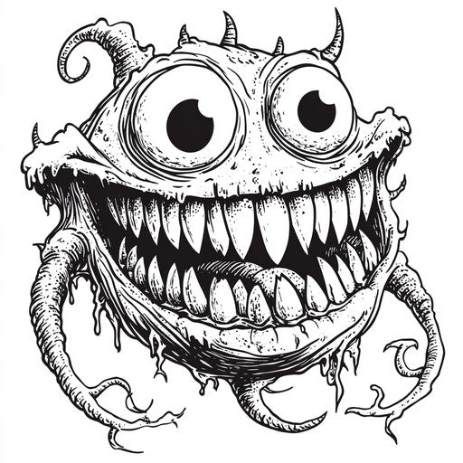 Printable Monster Coloring Page Fun