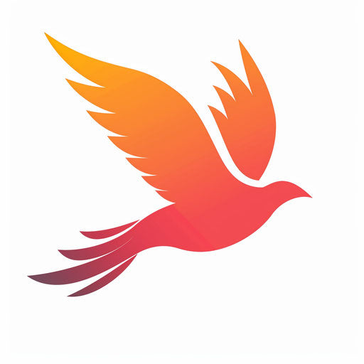 Symbol of freedom and perspective with blank text area