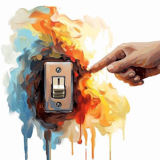 Switch in the style of Oil painting