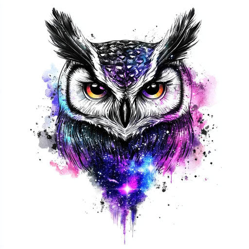 Brilliant Owl Chest Tattoo Tattoo Flash