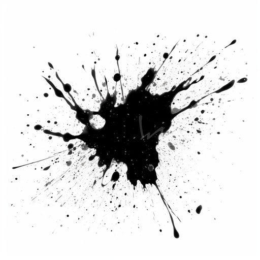 Splash clipart in the style of Minimalist, on a white background
