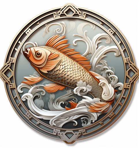 Asian zodiac sign of fish