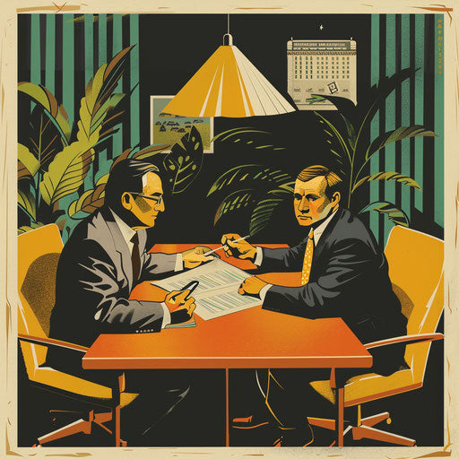 Financial consultation with a financial advisor