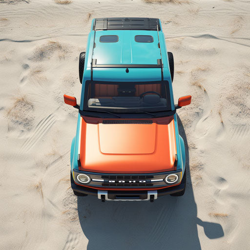 Topview of Ford Bronco Sport classic