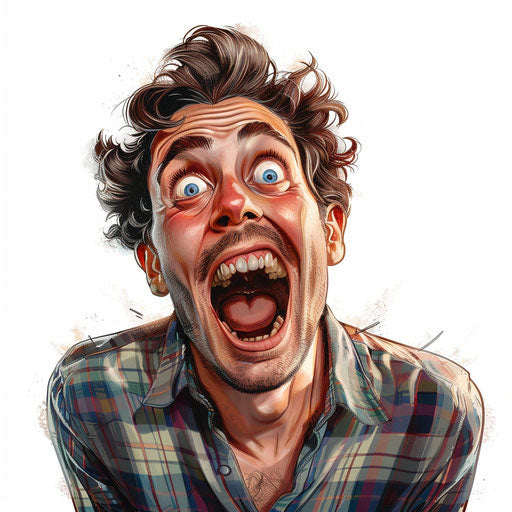 Realistic and exciting clipart on flat white background