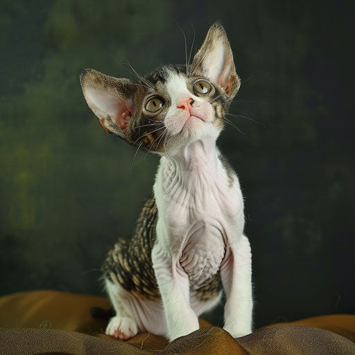 Cornish rex kitten