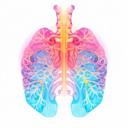 X ray clipart in the style of Pastel Colors Art, on a white background