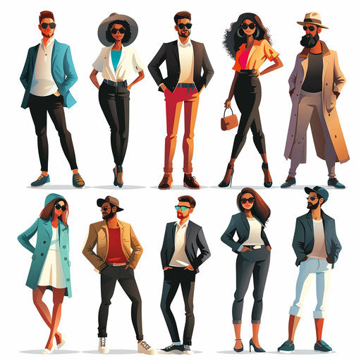 Realistic introduction clipart on flat white background