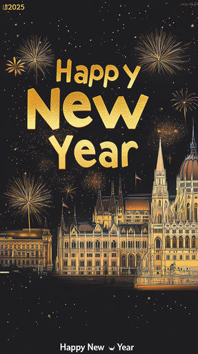 Joyous Happy New Year Card Greeting Social Greetings