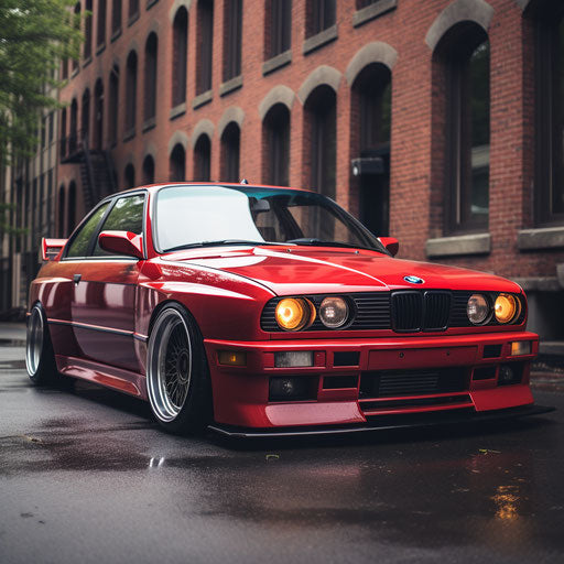 Bright cherry red classic