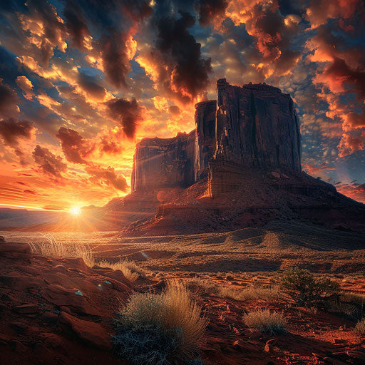 Monument Valley at sunrise