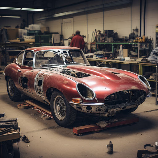 Jaguar E-Type car Restoration