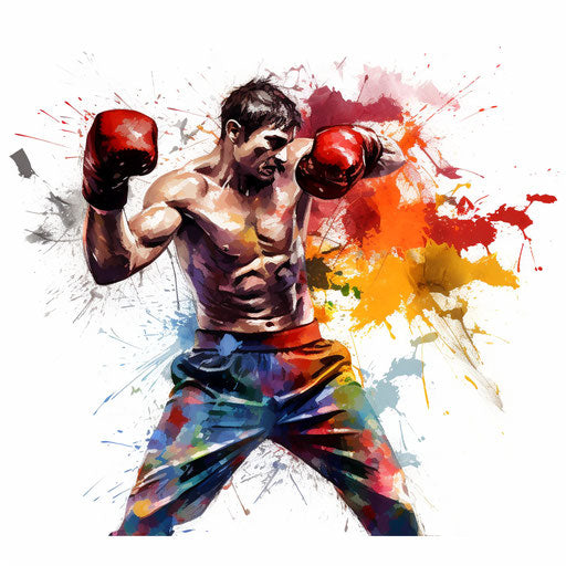 Punch illustration in the style of Impressionistic Art
