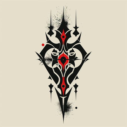 Russian mafia symbol: abstract tattoo sketch