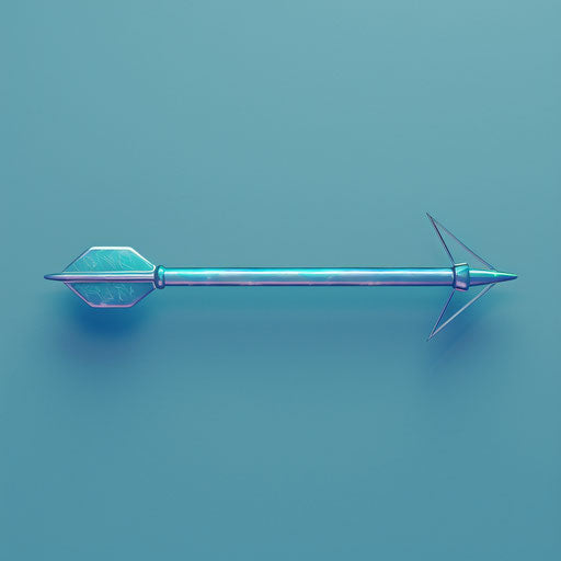 Arrow clipart png on brandomlue flat background, realistic