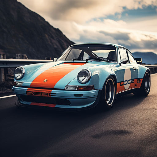Classic Porsche 911 Carrera racecar