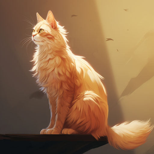 Sideview of Manx cat