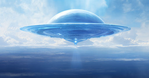 Blue object in the middle of the sky, Kushan empire style, translucent water