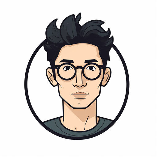 Minimalist clipart on white background