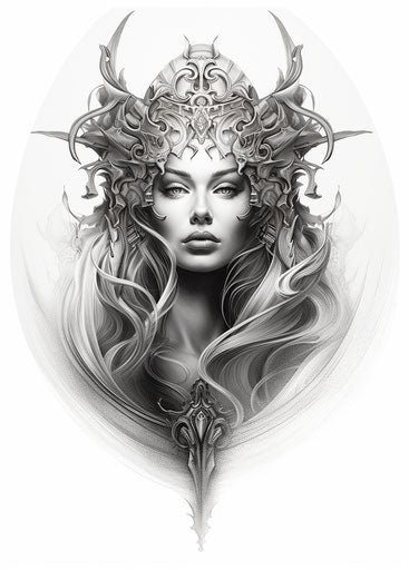 Patience of a saint, pencil sketch