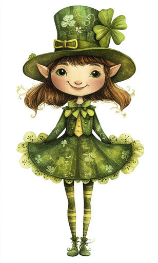 Saint Patrick's Day, Leprechaun cartoon character clipart