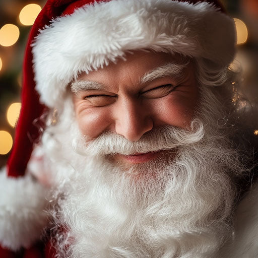 Santa Claus winking
