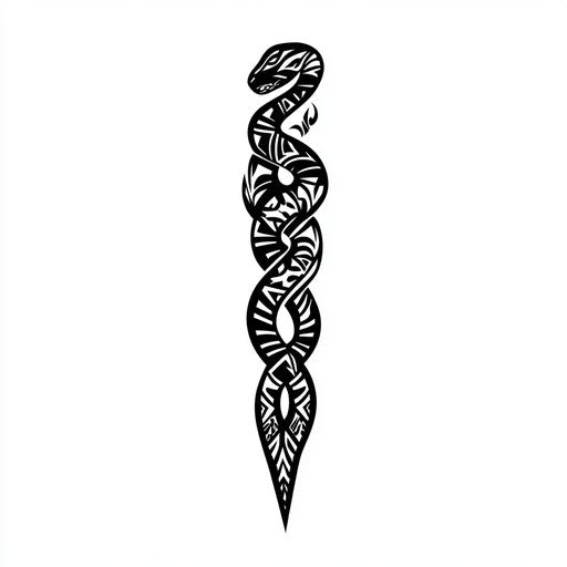 Radiant Tribal Armband Tattoo Tattoo Art Set