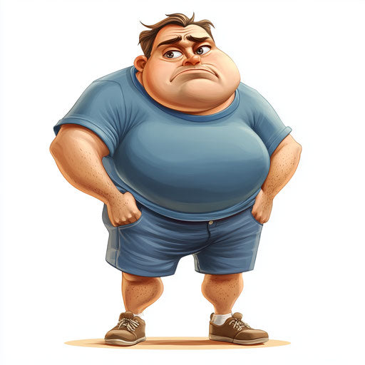 Dynamic Brave Caricature Clipart JPG for Digital Media